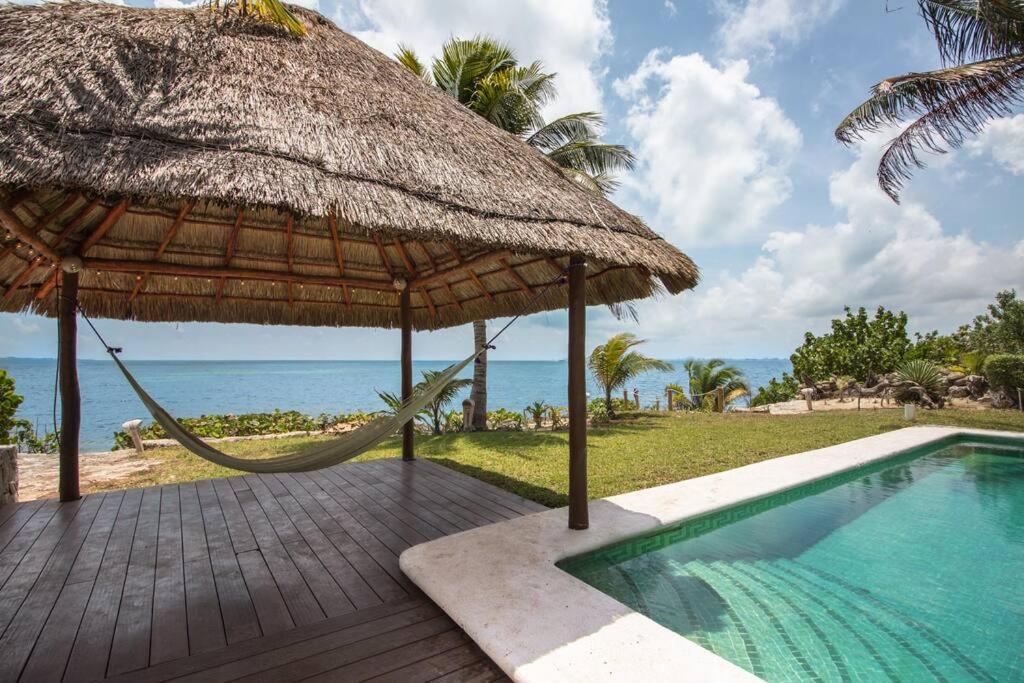 El Meco Beachfront & Private Pool Villa By Casa Paraiso Cancun Luaran gambar