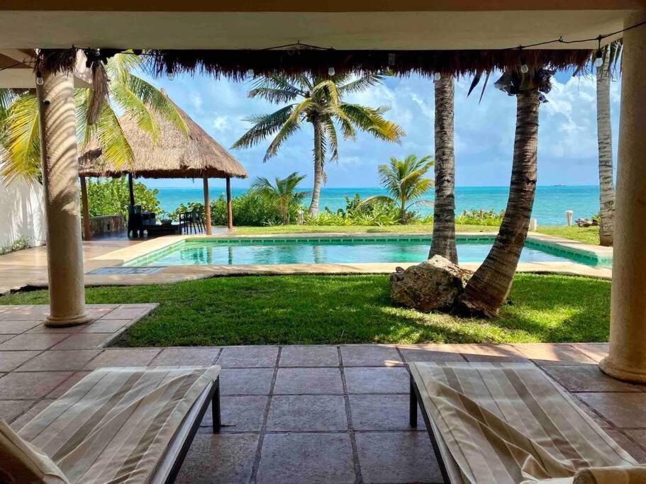 El Meco Beachfront & Private Pool Villa By Casa Paraiso Cancun Luaran gambar