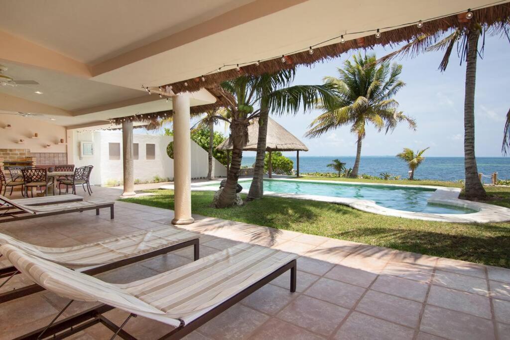 El Meco Beachfront & Private Pool Villa By Casa Paraiso Cancun Luaran gambar